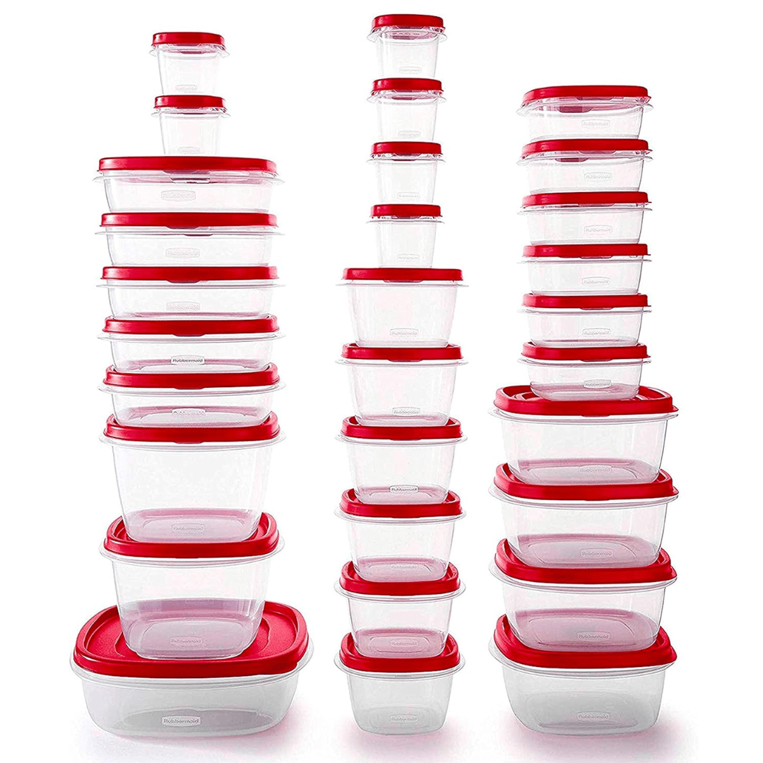 60-Teiliges BPA-Freies Aufbewahrungsboxen-Set – Luftdicht & Stapelbar Für Eine Organisierte Küche