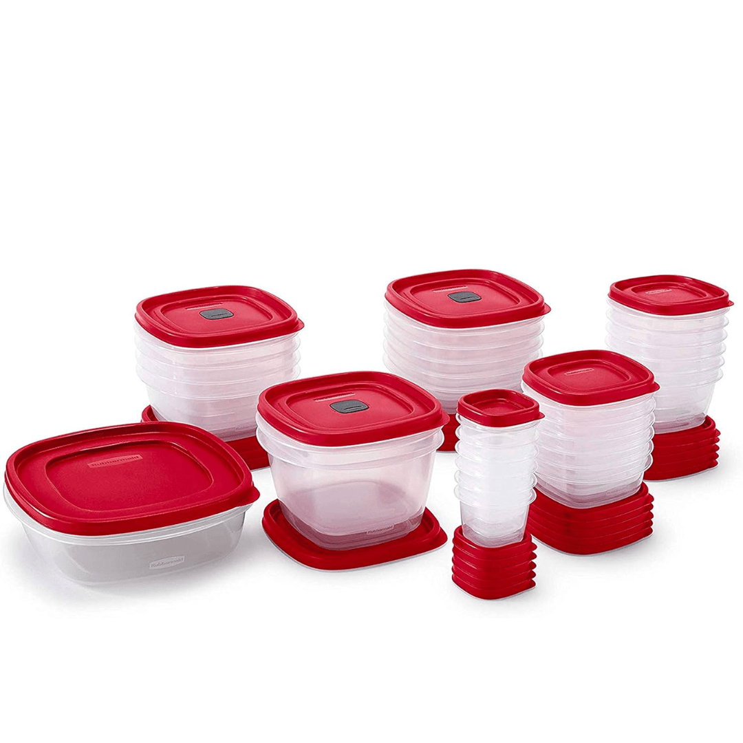 60-Teiliges BPA-Freies Aufbewahrungsboxen-Set – Luftdicht & Stapelbar Für Eine Organisierte Küche