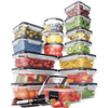 Luxuriöses 16-teiliges Aufbewahrungsboxen-Set – BPA-frei, luftdicht & stapelbar