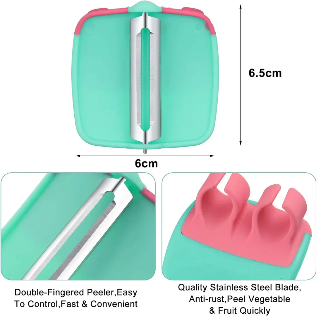 4-teiliges Finger-Gemüseschäler-Set