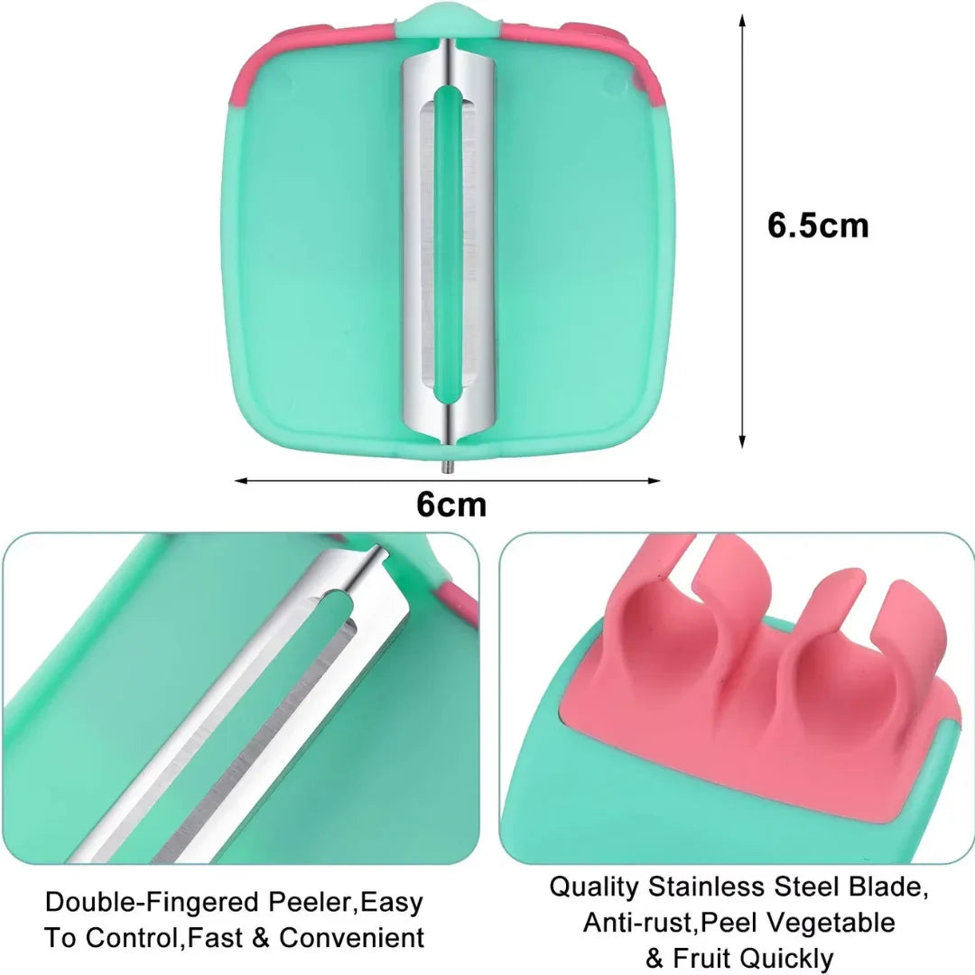 4-teiliges Finger-Gemüseschäler-Set