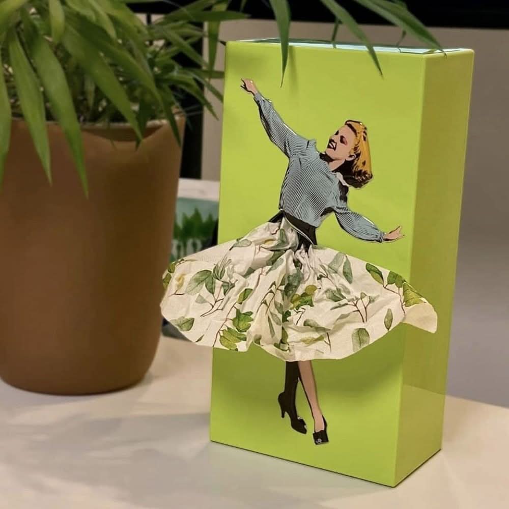 JOYBOX – Verspielte Taschentuchbox im Rockdesign