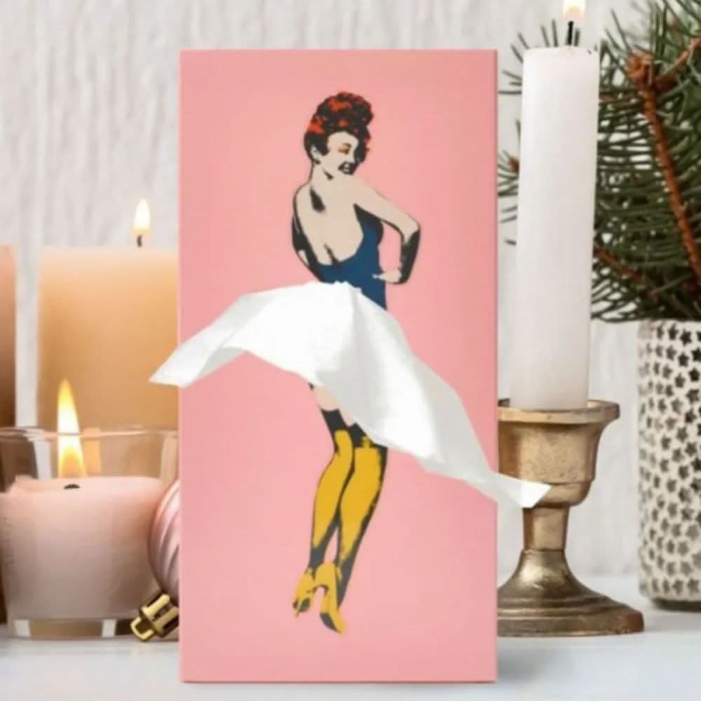 JOYBOX – Verspielte Taschentuchbox im Rockdesign