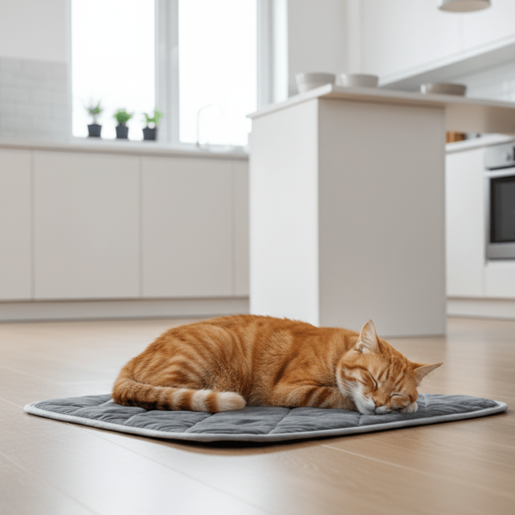 WARMIPET – Gemütliche, selbstwärmende Matte für Katzen und Hunde mit rutschfester Unterseite 4