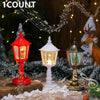 WINTERGLOBE – LED-Schneelaterne mit sanftem Wirbel und warmem Schein 4