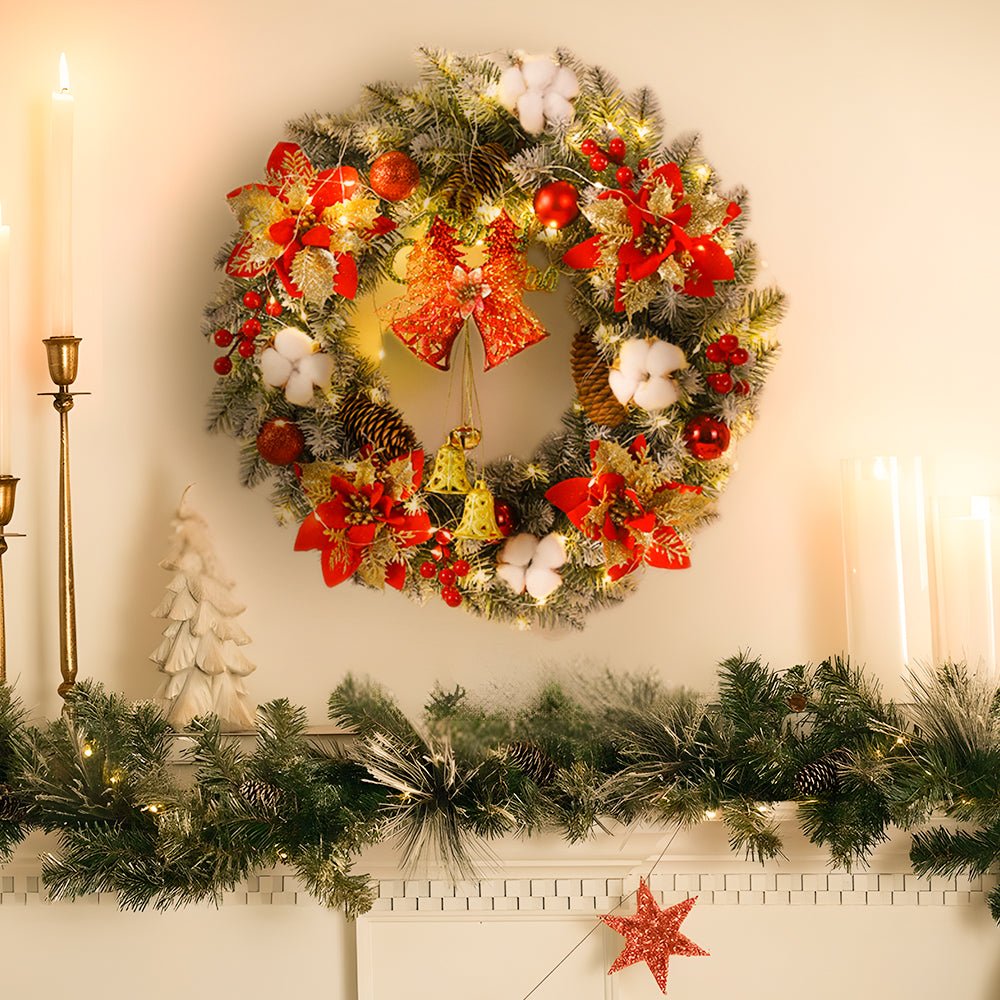 WREATHBELL – Weihnachts-LED-Kranz mit Glocken und Ornamenten für weihnachtliche Stimmung 2