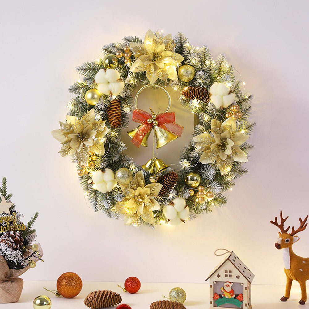 WREATHBELL – Weihnachts-LED-Kranz mit Glocken und Ornamenten für weihnachtliche Stimmung 8