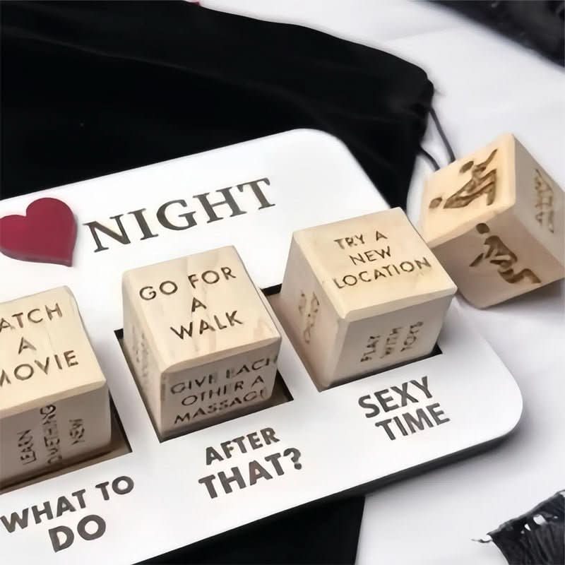 Liebhaber Funke Romantische Würfel | Verabredung-Nacht Spiel Für Paare | Leidenschaft Und Nähe | Romantisches Geschenk | Spiel Für Zwei