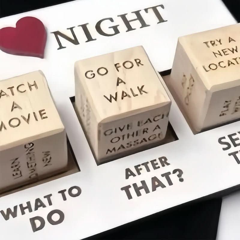 Liebhaber Funke Romantische Würfel | Verabredung-Nacht Spiel Für Paare | Leidenschaft Und Nähe | Romantisches Geschenk | Spiel Für Zwei