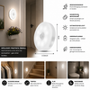 Wiederaufladbares LED Sensorlicht (4er-Set) – Magnetisch und automatisch für vielseitige Anwendungen