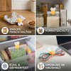 Gänseblümchen Beutelverschlüsse – Für Snacks & Lebensmittelaufbewahrung (4er-Set)