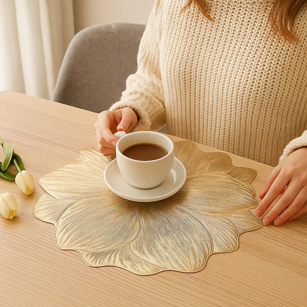 Kreatives Blumen Tisch Set - Wasserfest und Ölbeständig