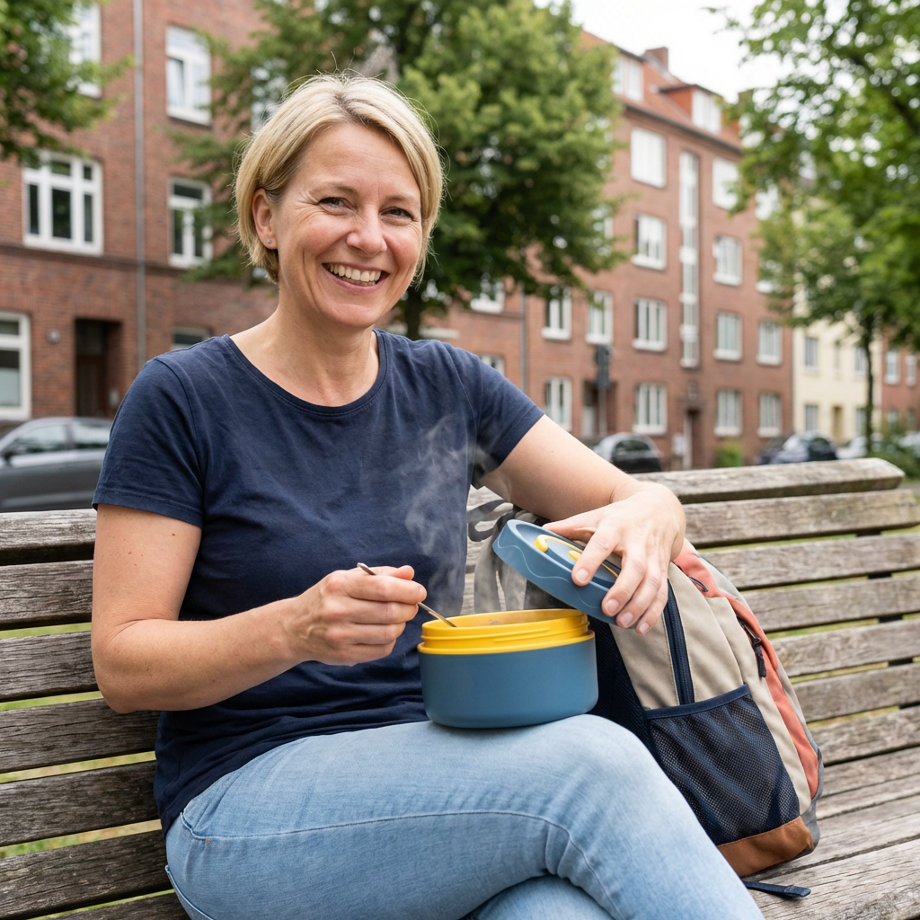 3-teiliges Lunchbox Set – Isoliert, Auslaufsicher und praktisch für unterwegs