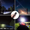 Taktische Taschenlampe – LED Taschenlampe mit Zoom & Powerbank-Funktion