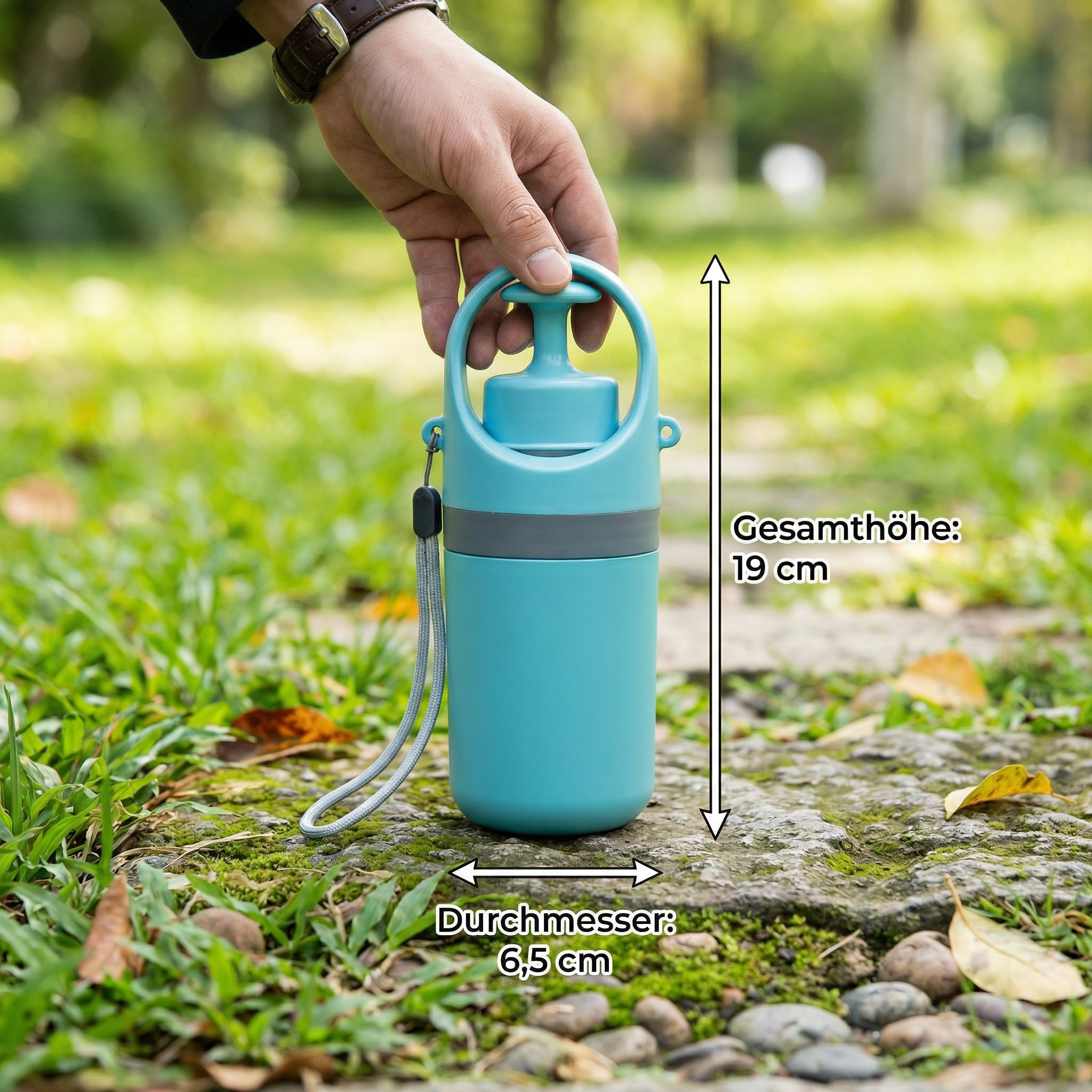 Praktische Kotgreifarm Hilfe mit Kotbeutel – Tragbares Outdoor-Set
