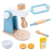 MiniKoch Holzset – Holz Küchen-Spielset – Kaffeemaschine, Toaster und Mixer – Montessori Küche