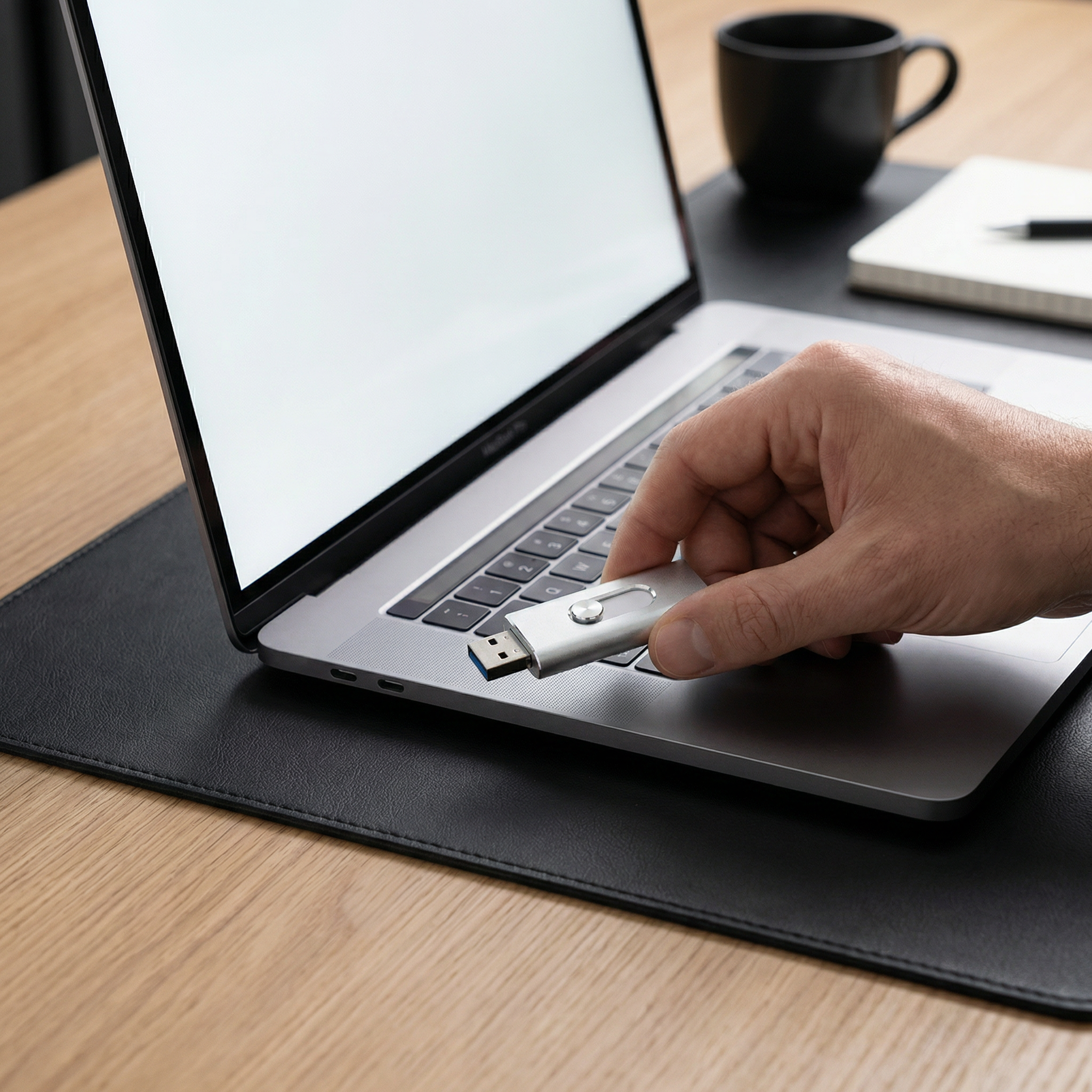 3-in-1 USB-Speicherstick – High-Speed USB 3.0 OTG-Stick mit Type-C-Adapter für ältere Smartphone & PC