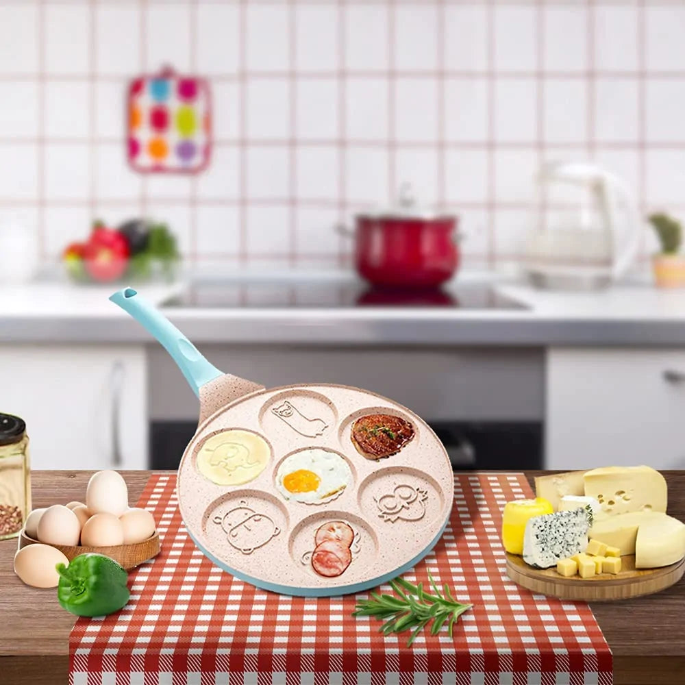 Frühstücksbratpfanne für Kinder – Lustige Pfannkuchen- & Spiegelei-Formen
