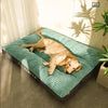 Orthopädisches Hundebett Grau Größe M L XL Hochwertiger Schaum-2