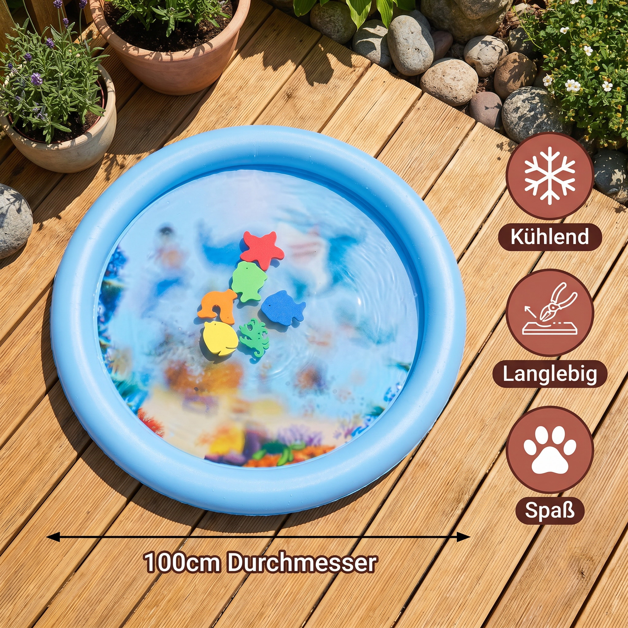 Kühlendes Spiel Wasserbett für Hunde 2.0
