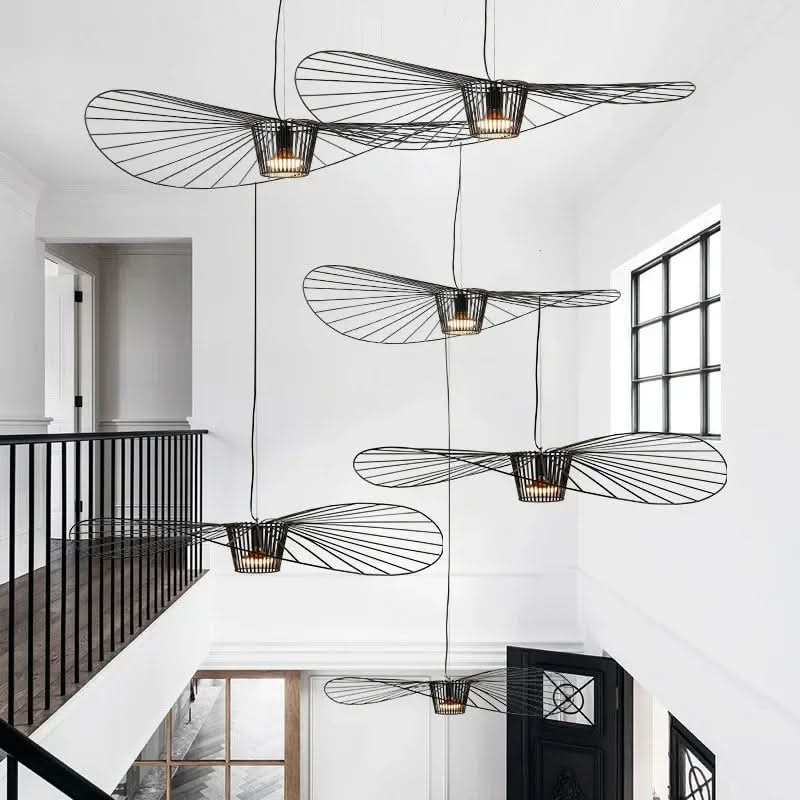 Amalfi Pendelleuchte Zeitloses Lichtdesign Wellenmuster Dimmbar Beleuchtung Wohnzimmer