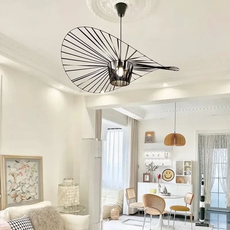 Amalfi Pendelleuchte Zeitloses Lichtdesign Wellenmuster Dimmbar Beleuchtung Wohnzimmer