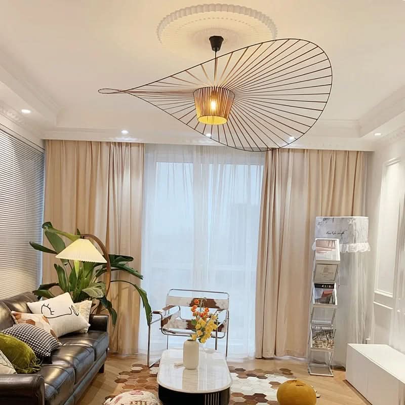 Amalfi Pendelleuchte Zeitloses Lichtdesign Wellenmuster Dimmbar Beleuchtung Wohnzimmer