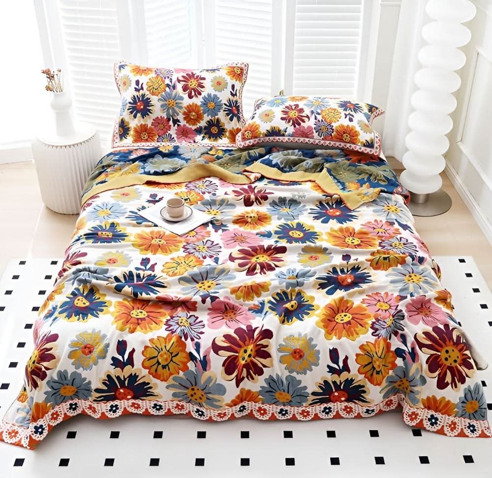 BloomBright - Weiche Stoff-Decke