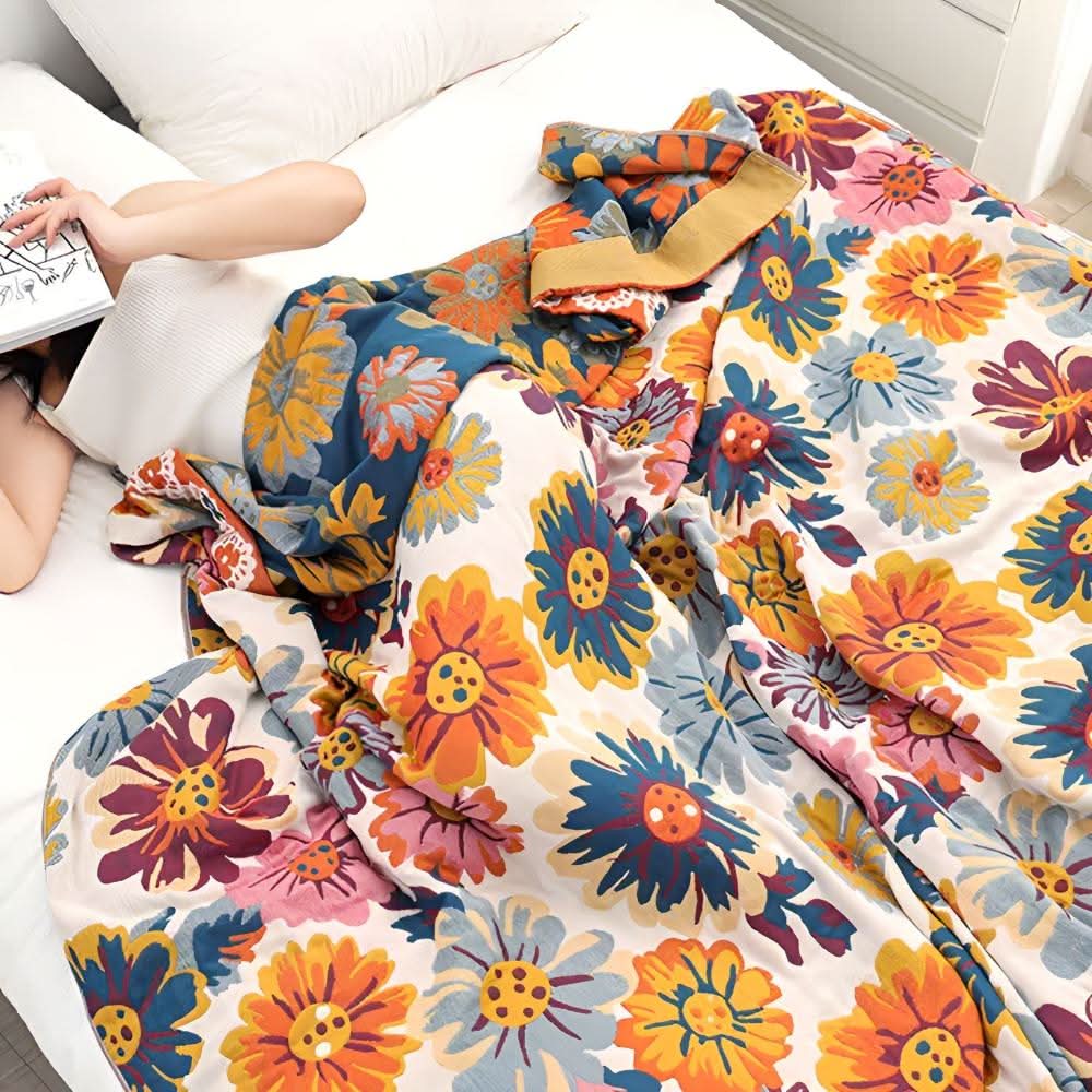 BloomBright - Weiche Stoff-Decke