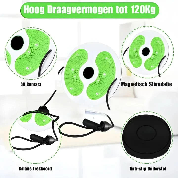 Ganzkörper-Core-Trainer mit Magnettherapie