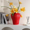 STRAWBERRY Vase – Verspielte Keramikvase in Erdbeerform