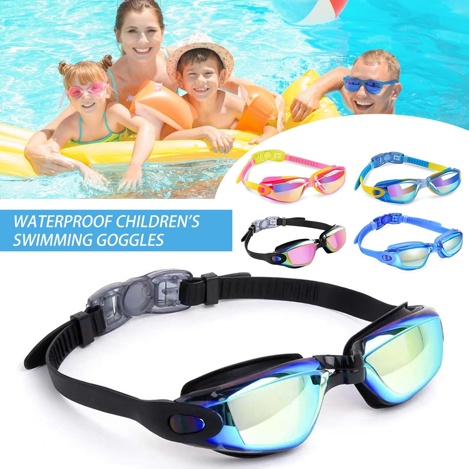 HYDROVUE – Gegen-Beschlag Schwimmbrille Für Klare Sicht Und Komfort