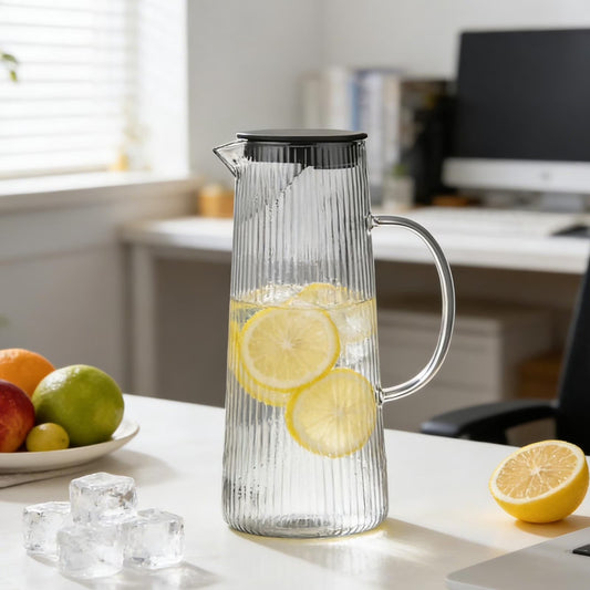 Krug Caleza – Eleganter Wasserkrug aus Klarglas