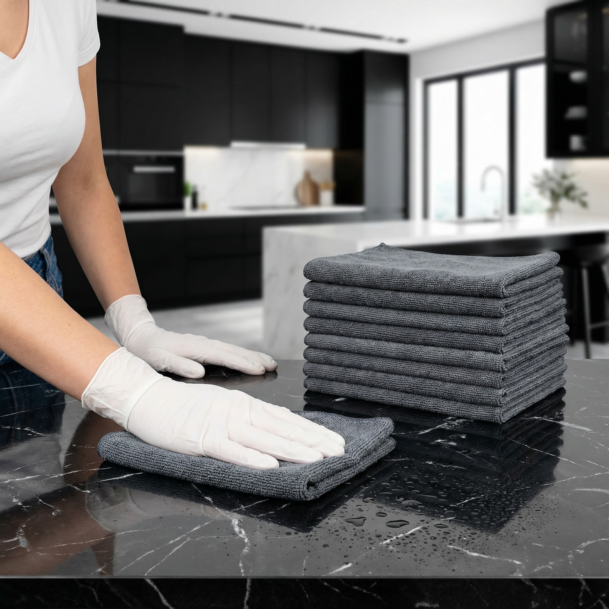 MagicClean Mikrofasertücher – 10er Set | Streifenfrei & Wiederverwendbar