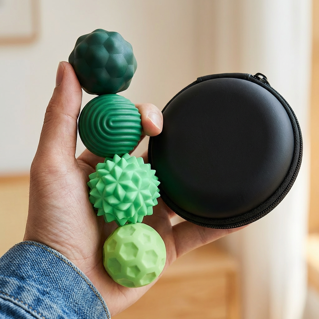 Magnetische Silikonkugeln – Sensorisches Beschäftigungsspielzeug für Stressabbau und Entspannung