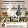 Tragbarer Hunde Schulterrucksack – Atmungsaktiv, Wasserabweisend & Sicher