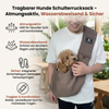 Tragbarer Hunde Schulterrucksack – Atmungsaktiv, Wasserabweisend & Sicher