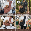 Tragbarer Hunde Schulterrucksack – Atmungsaktiv, Wasserabweisend & Sicher