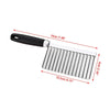 Edelstahl-Gemüsemesser – Wellenmesser für Pommes & Gemüse