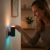 LED Nachtlicht für die Steckdose – Dimmbares Orientierungslicht mit Lichtsensor für ein gemütliches Zuhause