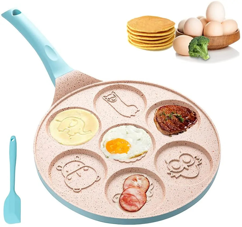 Frühstücksbratpfanne für Kinder – Lustige Pfannkuchen- & Spiegelei-Formen