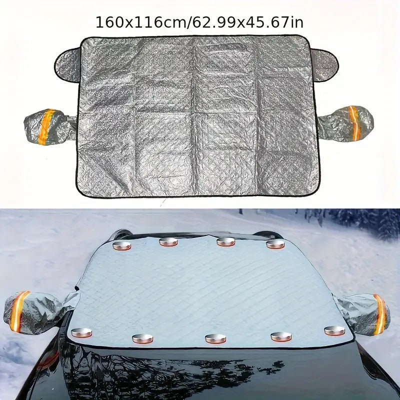 Magnetische Windschutzscheiben Abdeckung für den Winter
