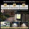 Praktische Klip Solar Lampe mit Bewegungssensor