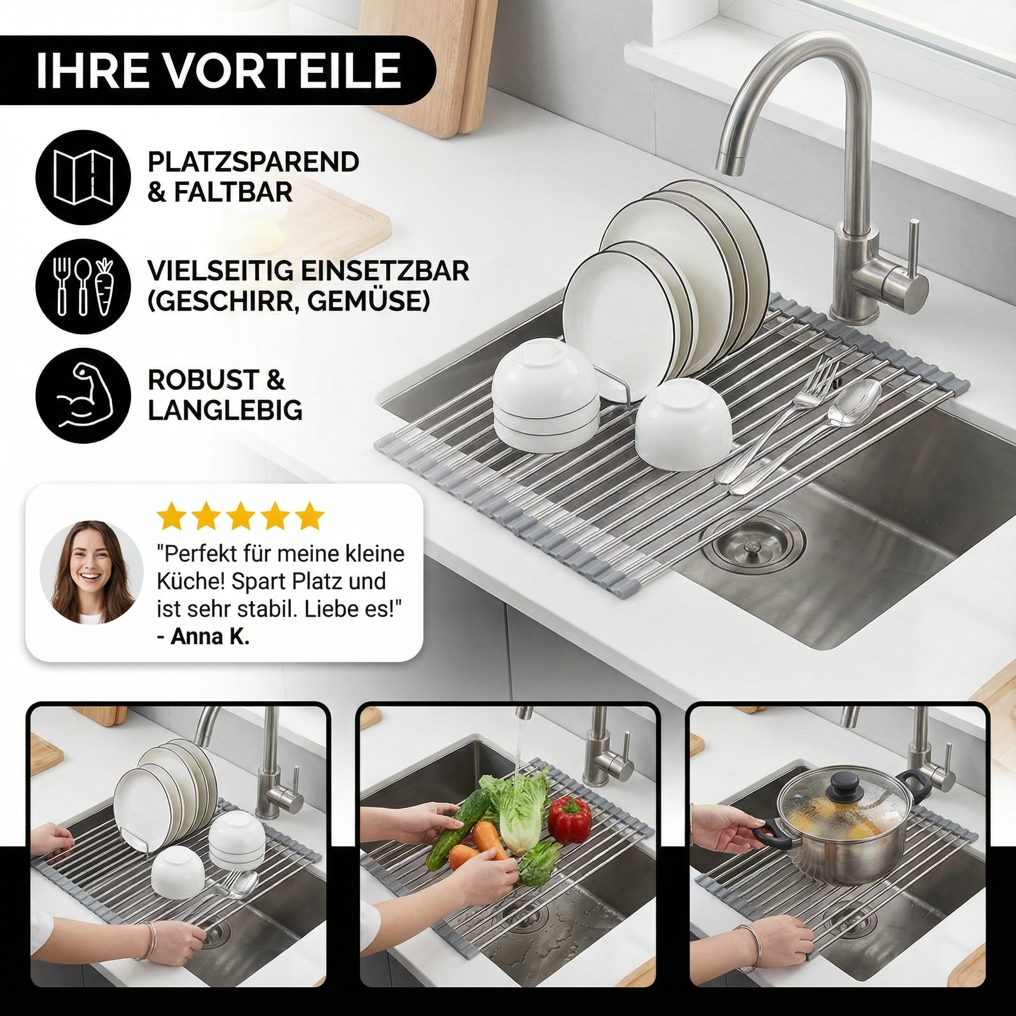 Aufrollbares Trocken Gestell