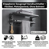Klappbarer Saugnapf Handtuch Halter