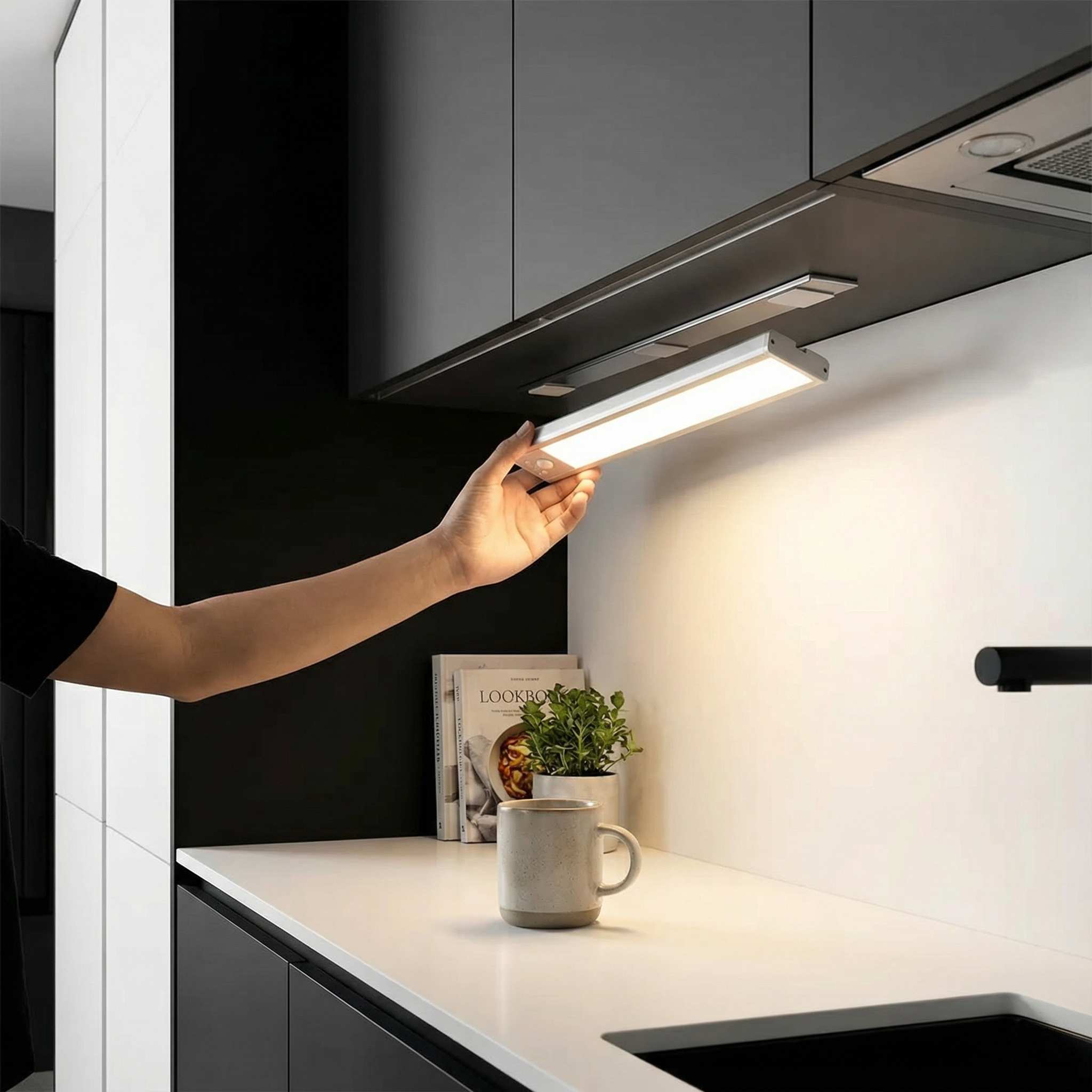 Kabellose LED-Unterbauleuchte mit Bewegungssensor – magnetisch & dimmbar