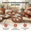 Gedenk-Schlüsselanhänger aus Leder zur Aufbewahrung von Tierhaaren