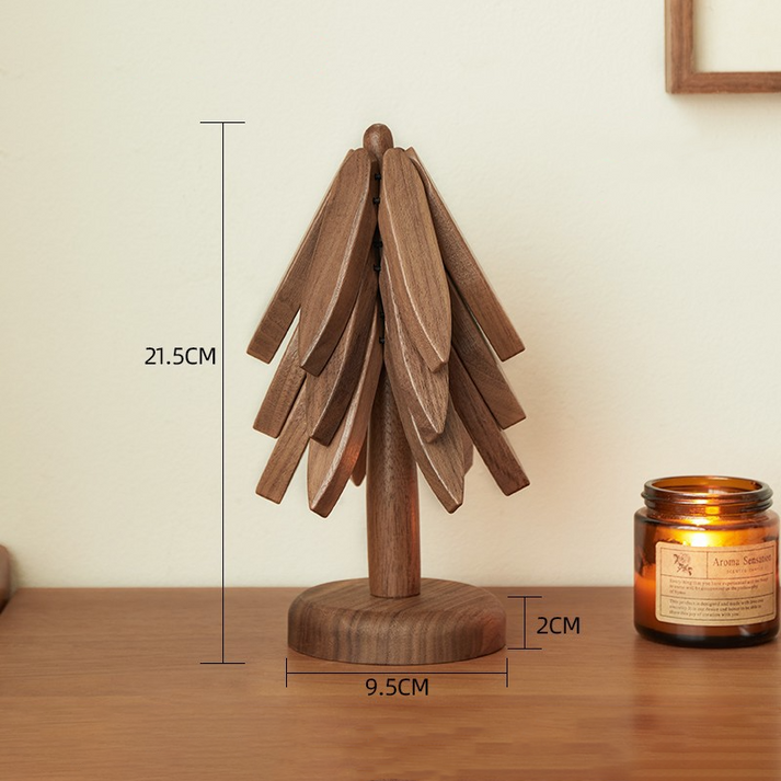 Edle Baum Untersetzer in Holzoptik