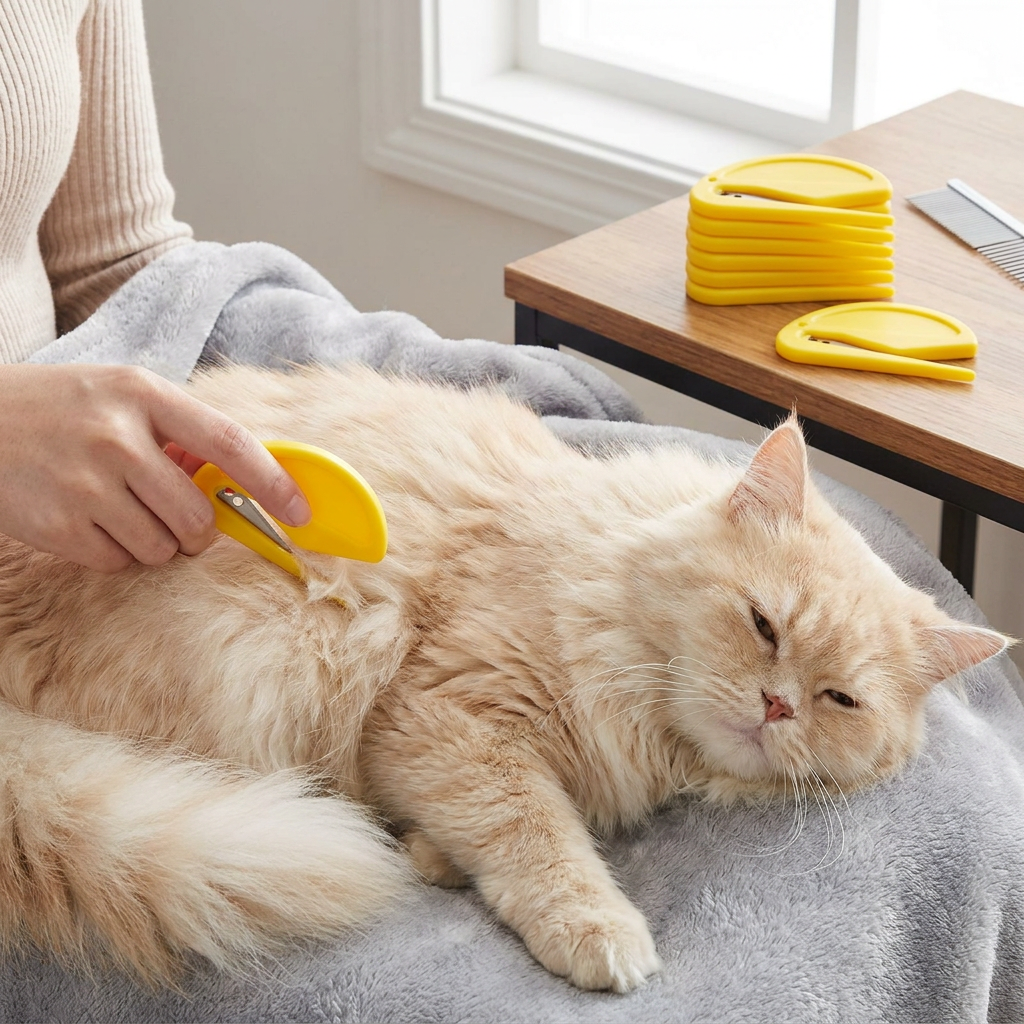 Fell-Entwirrer für Haustiere (10 Stück) – Sanfte Fellpflege & müheloses Entfernen von Knoten bei Hund & Katze